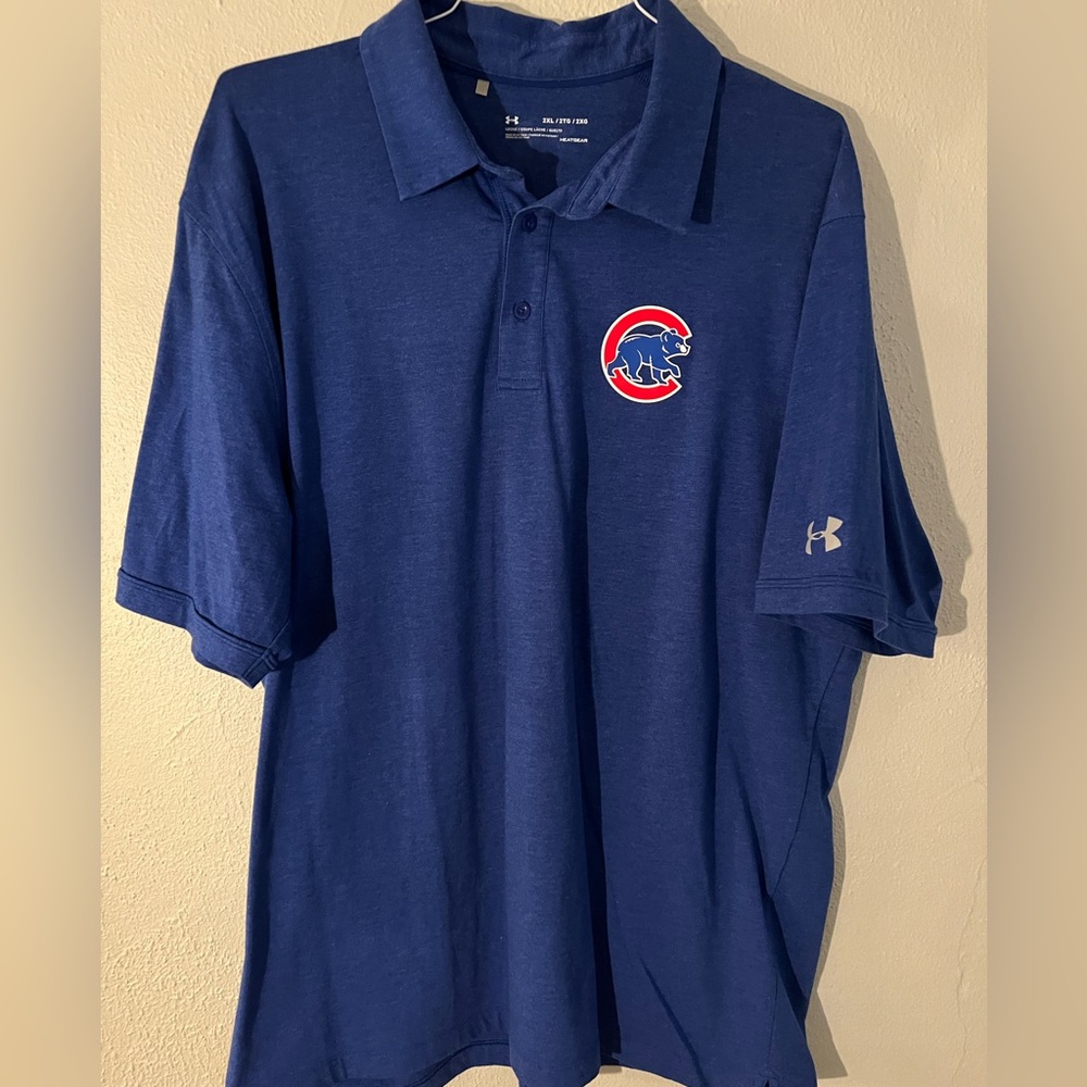 Chicago Cubs Under Armour cotton/poly Polo, XXL, regular fit
